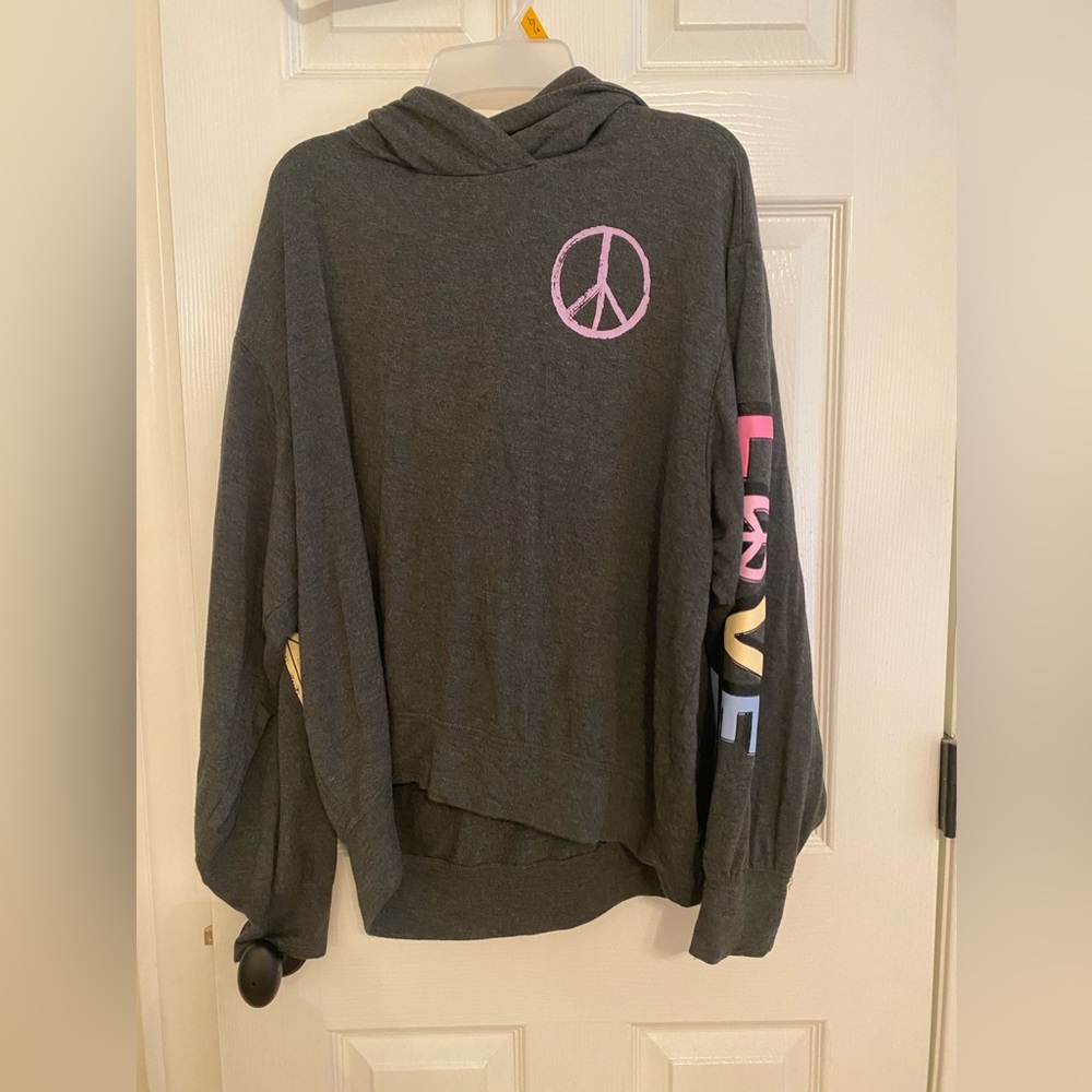 PJ Salvage Peace & Love Hoodie